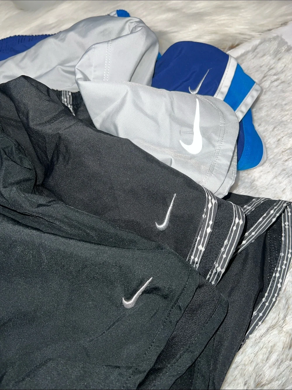 Bundle Nike woman Short - Blue, Gray, Black size M